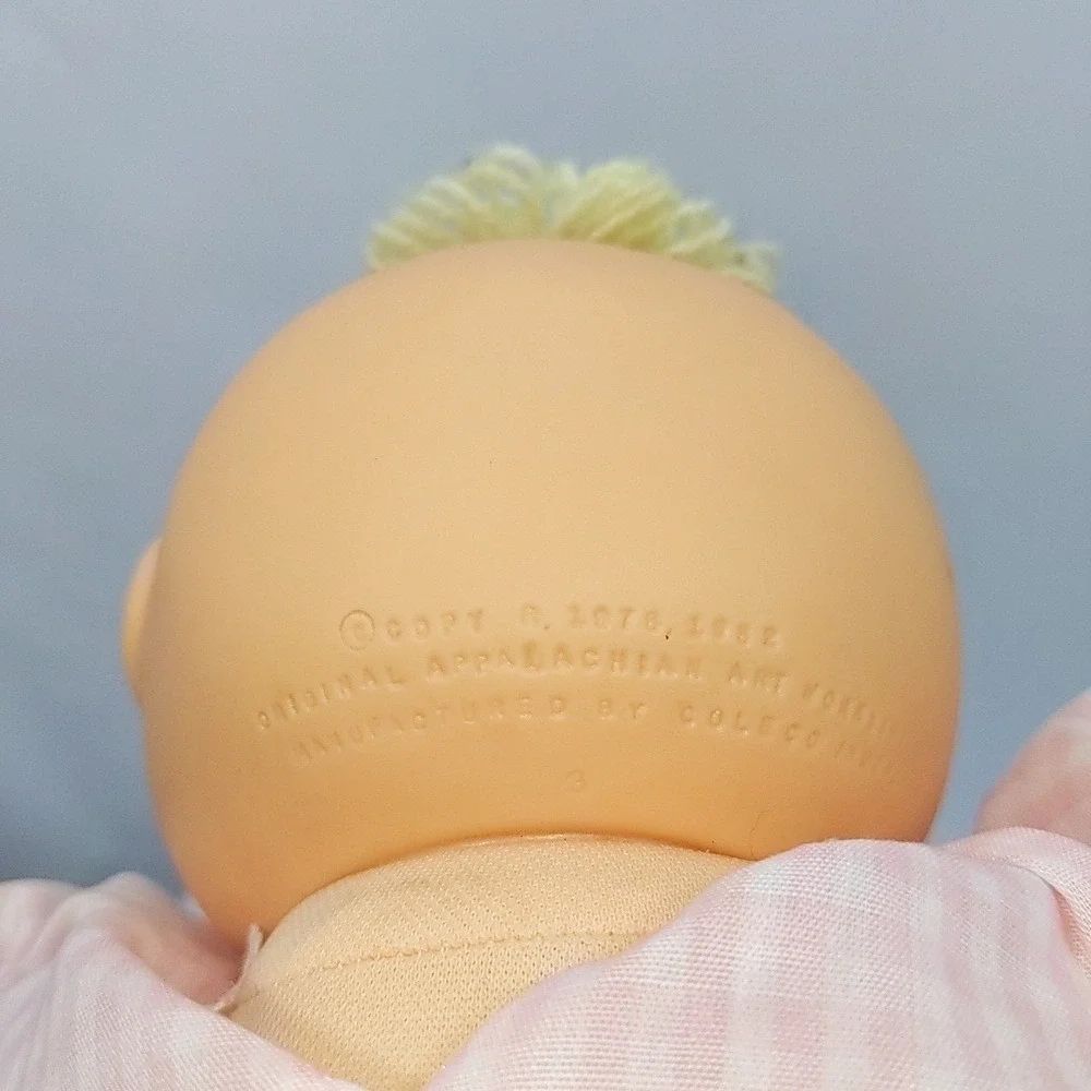 VTG 1985 Cabbage Patch Kids Preemie Doll Frank Emery Coleco Boy Green Eyes 16